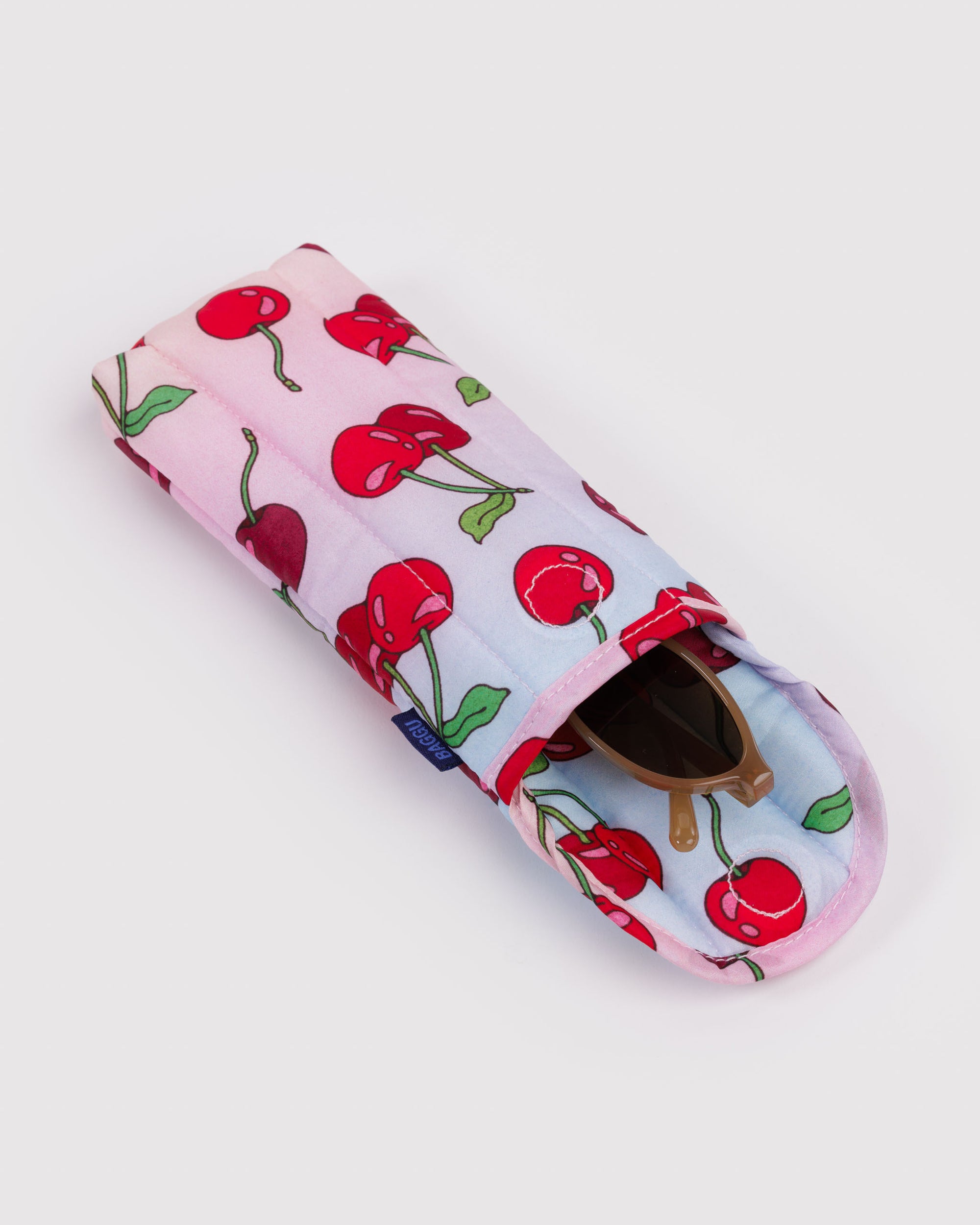 BAGGU Puffy Glasses Sleeve - Cherries