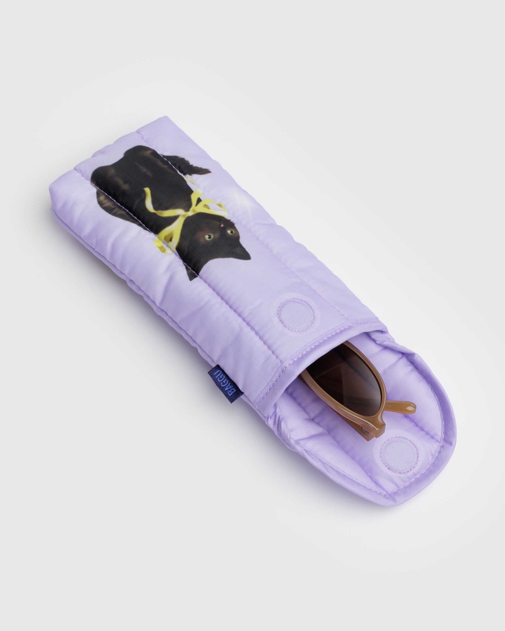 BAGGU Puffy Glasses Sleeve - Fancy Cats