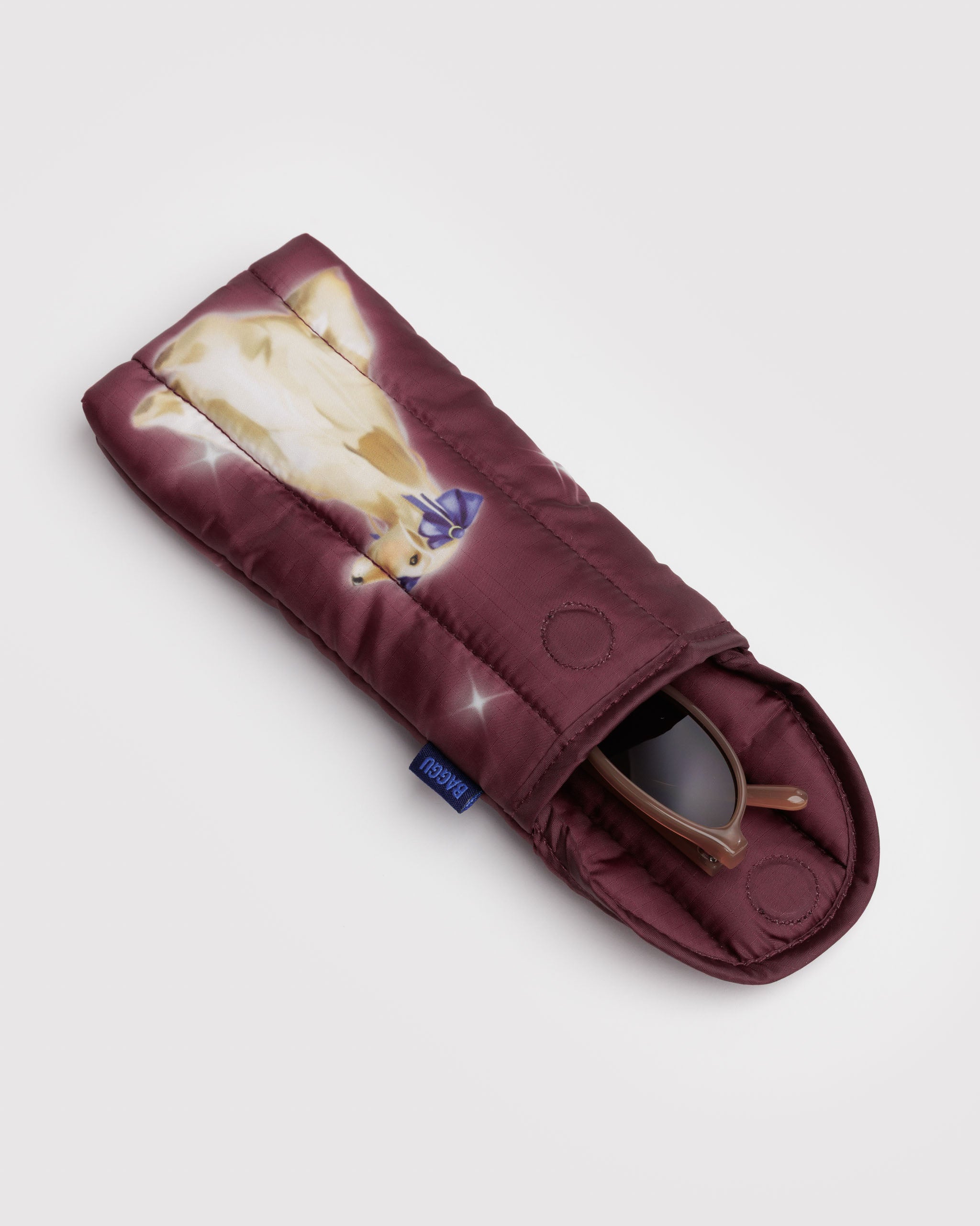BAGGU Puffy Glasses Sleeve - Fancy Dogs