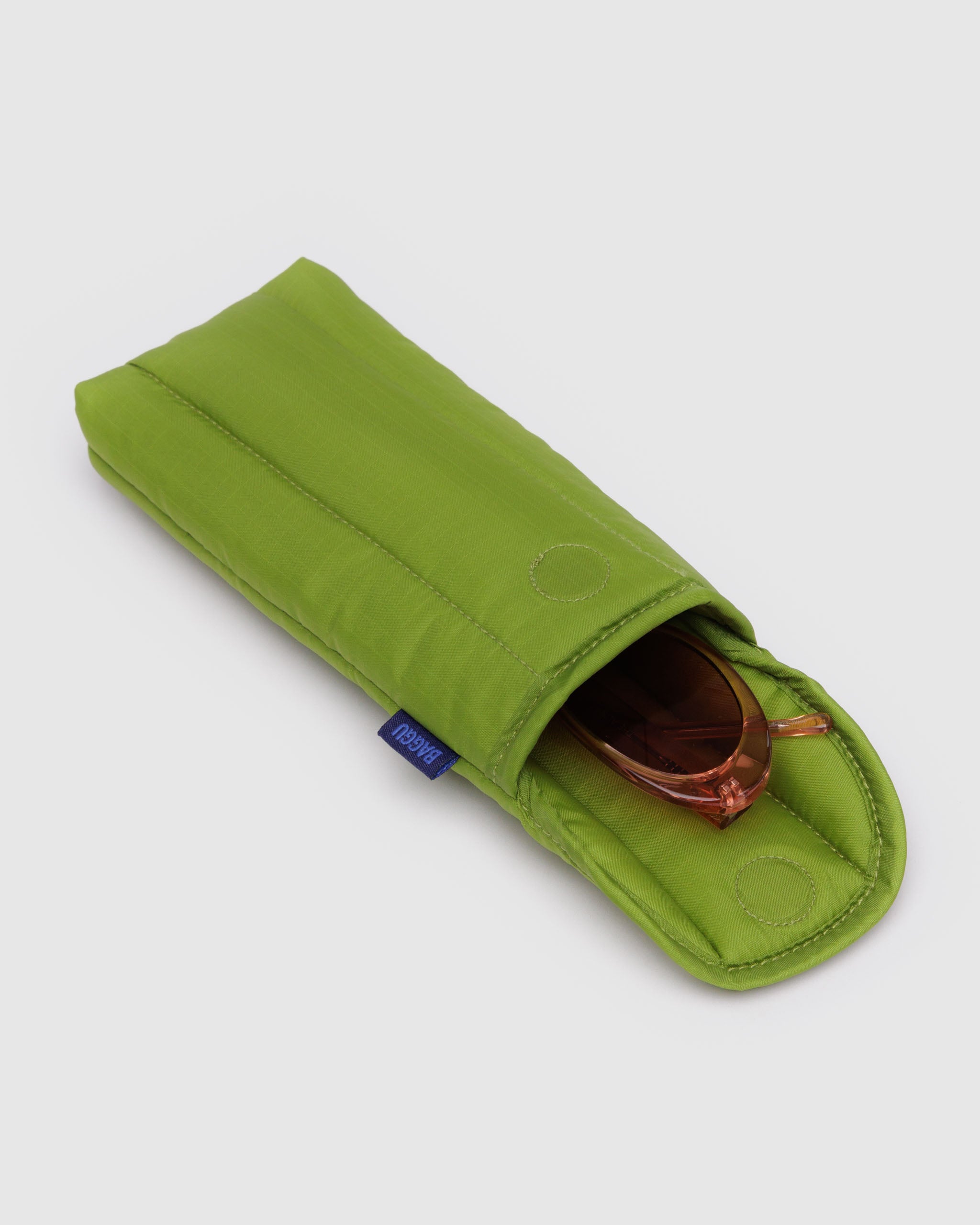 BAGGU Puffy Glasses Sleeve - Green Juice