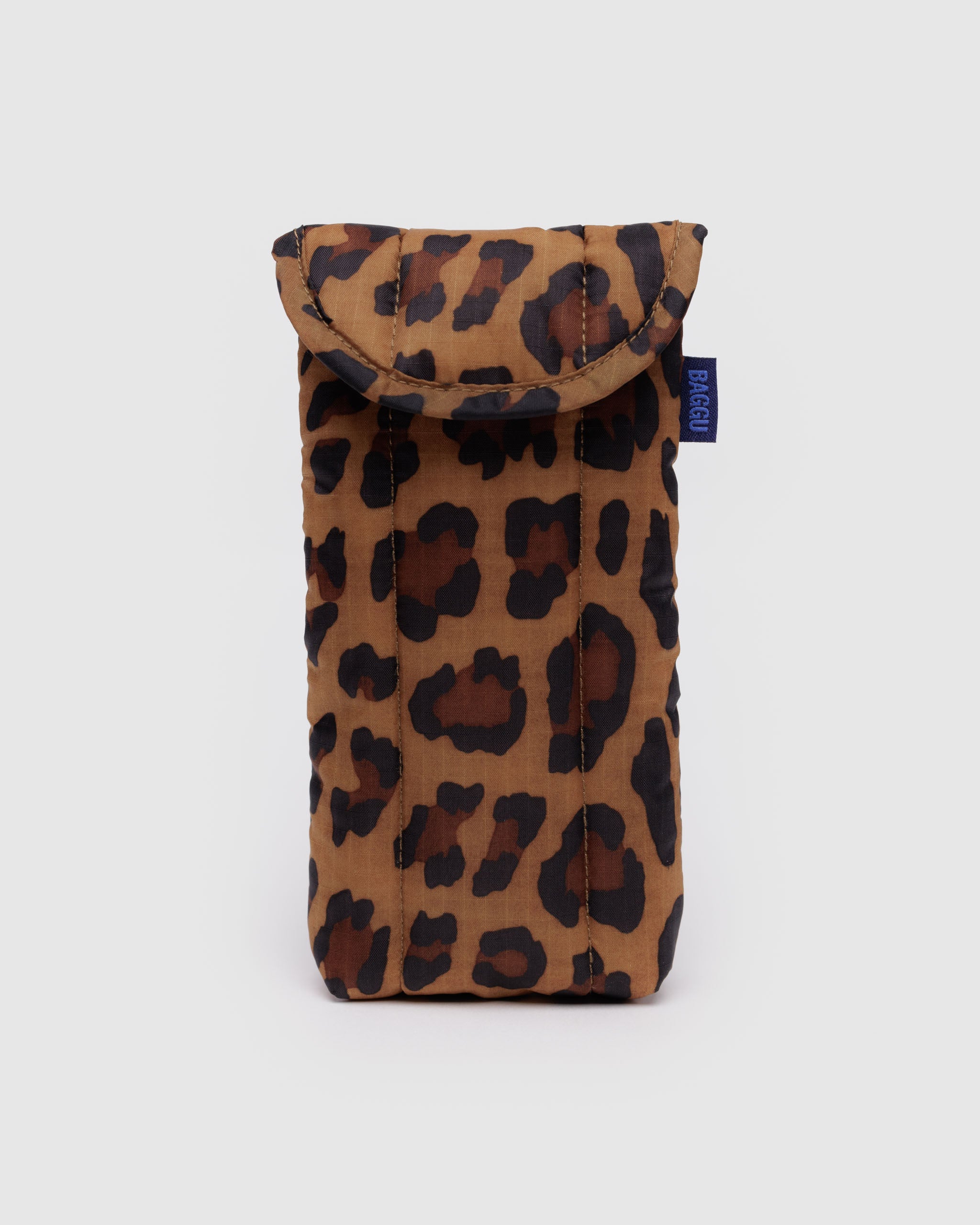 BAGGU Puffy Glasses Sleeve - Leopard