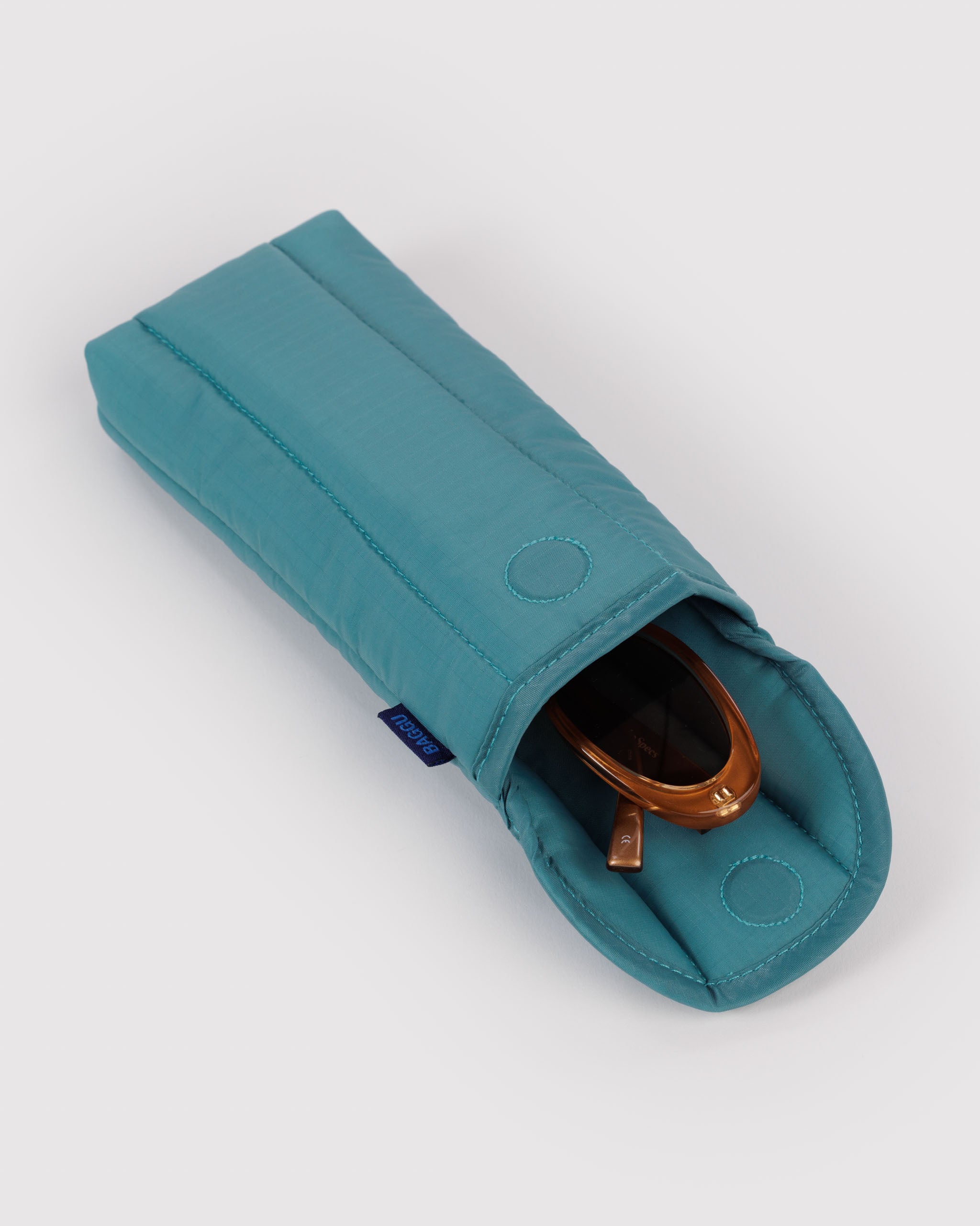 BAGGU Puffy Glasses Sleeve - Peacock