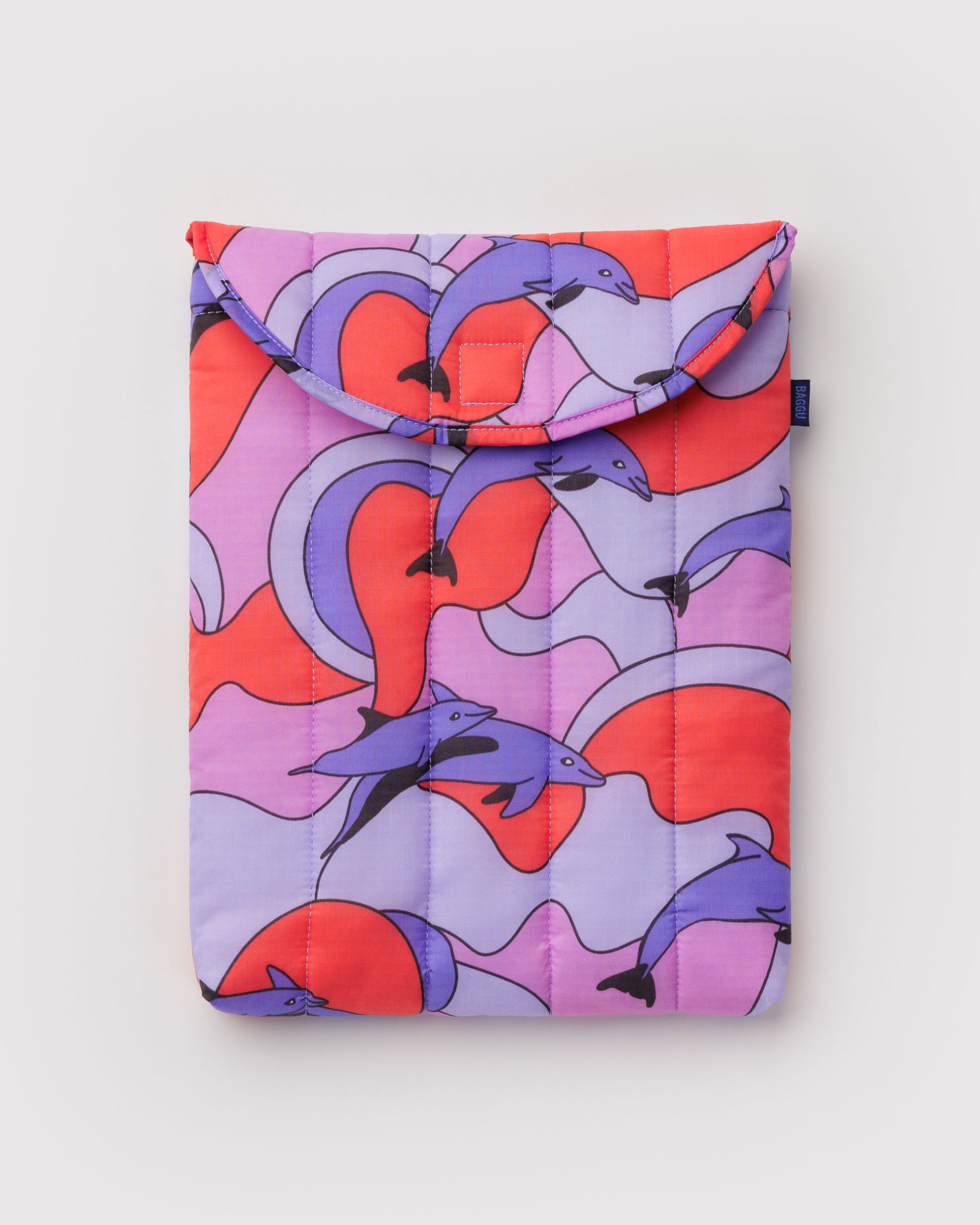 BAGGU Puffy Laptop Sleeve 13/14" - Dolphins