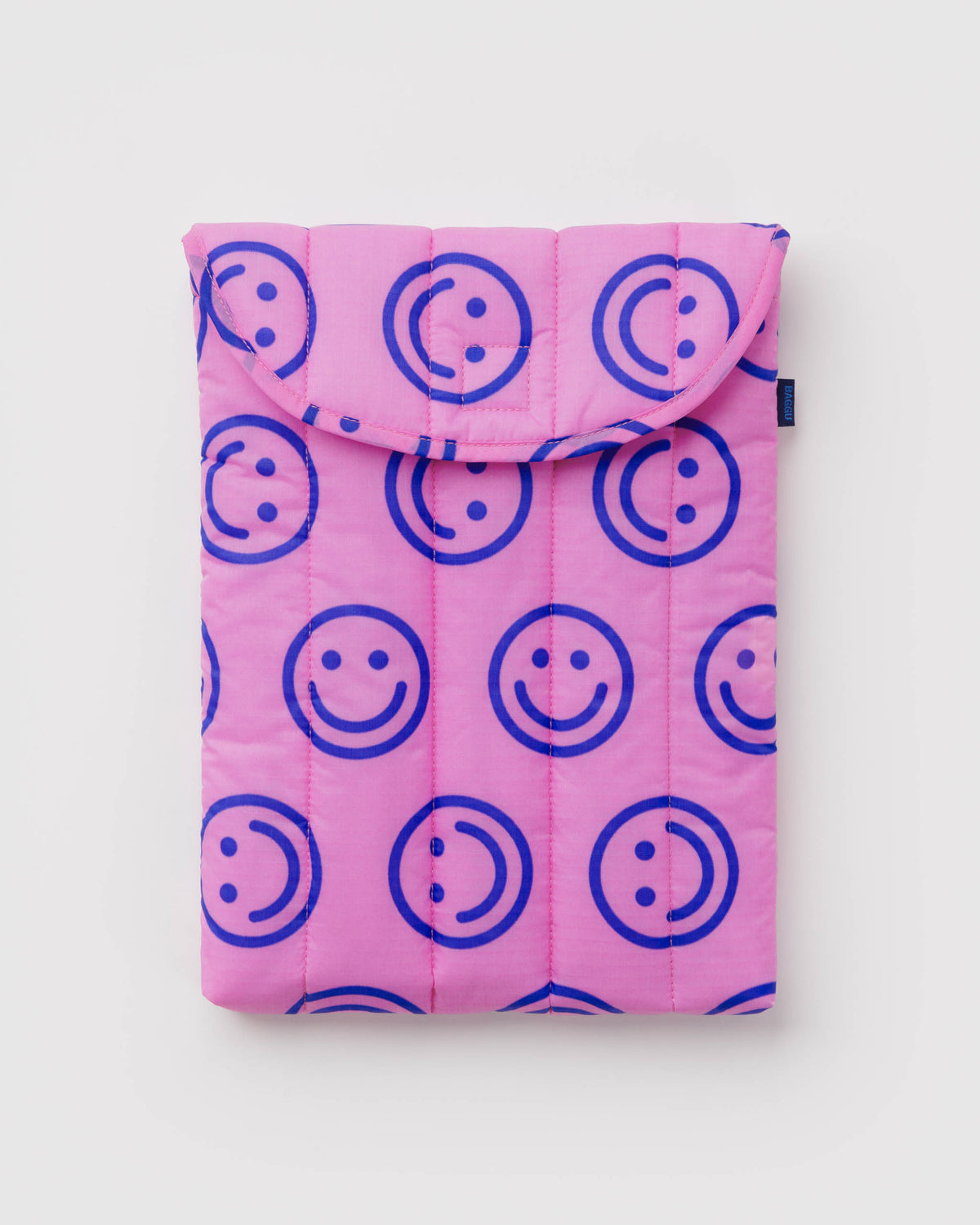 BAGGU Puffy Laptop Sleeve 13"/14" - Pop Pink Happy