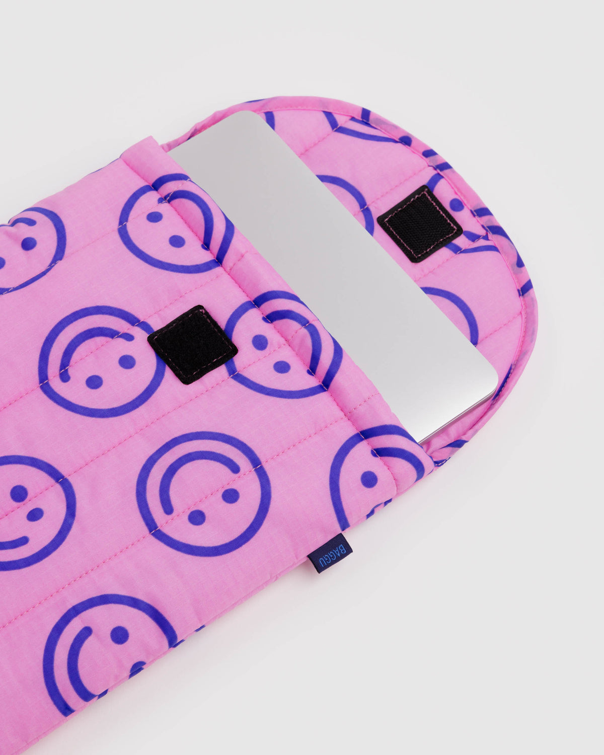 BAGGU Puffy Laptop Sleeve 13"/14" - Pop Pink Happy