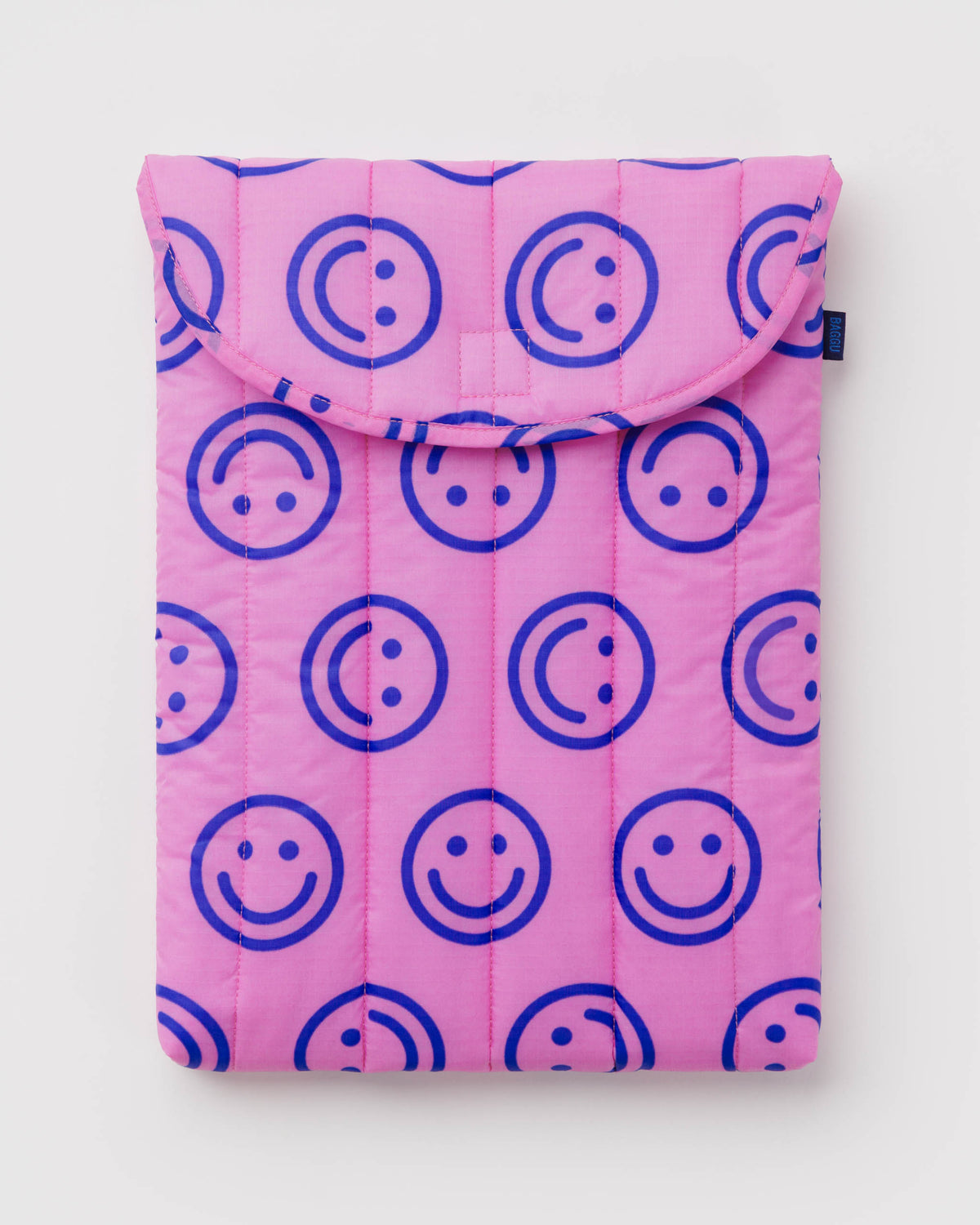 BAGGU Puffy Laptop Sleeve 16" -  Pop Pink Happy