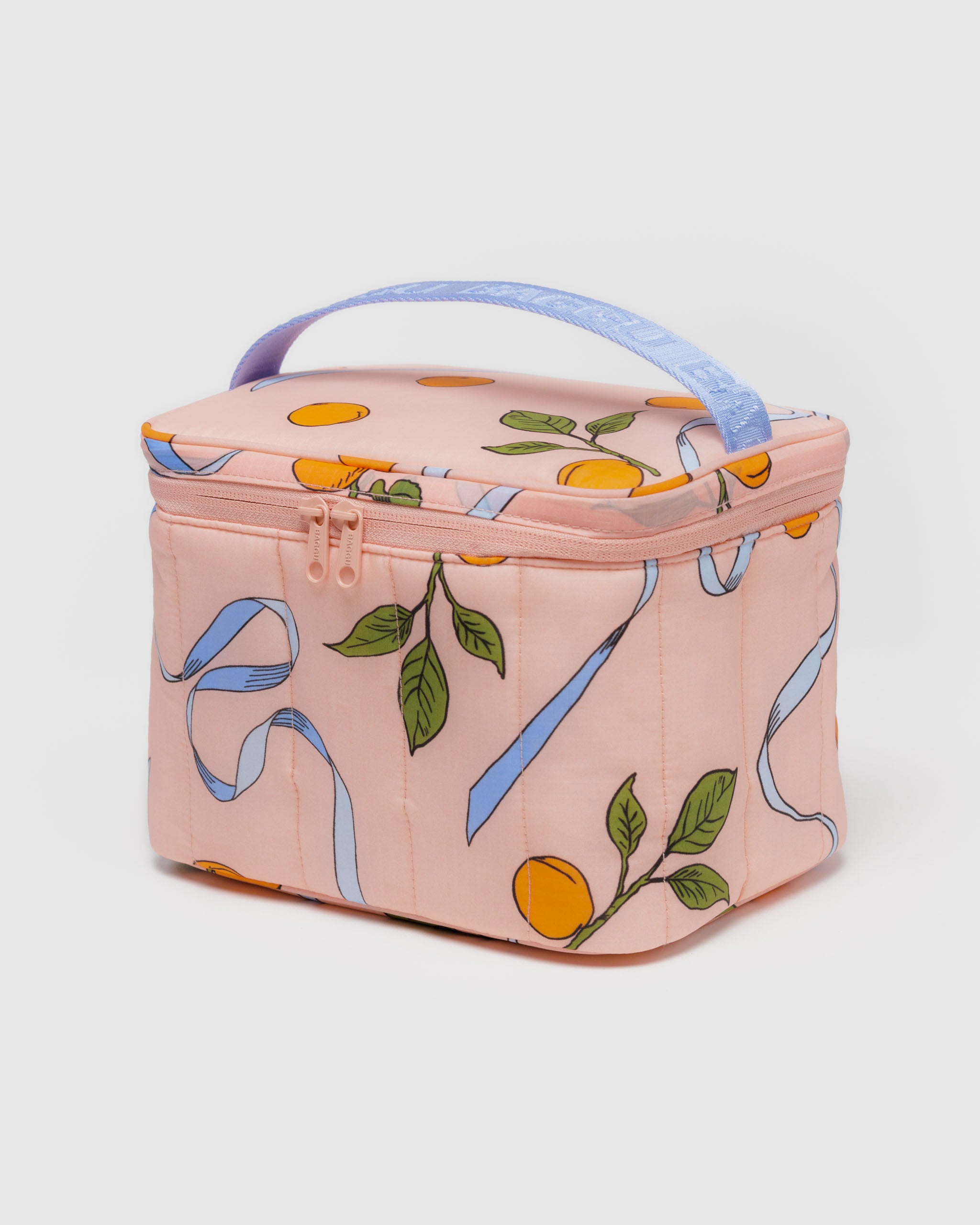 BAGGU Puffy Lunch Bag - Apricots & Ribbons