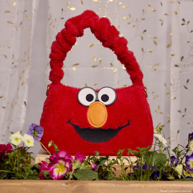 Loungefly Sesame Street Elmo Plush Cosplay Crossbody Bag