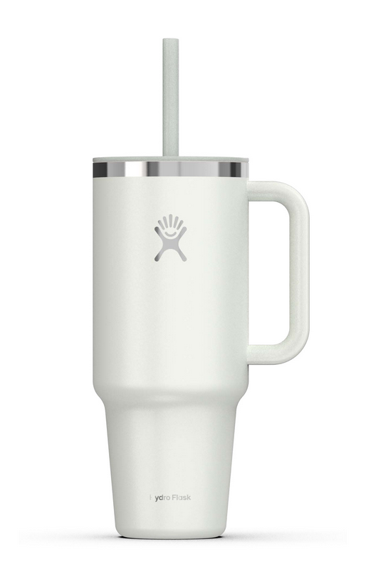 Hydroflask 40 oz Travel Tumbler Glimmer Blue