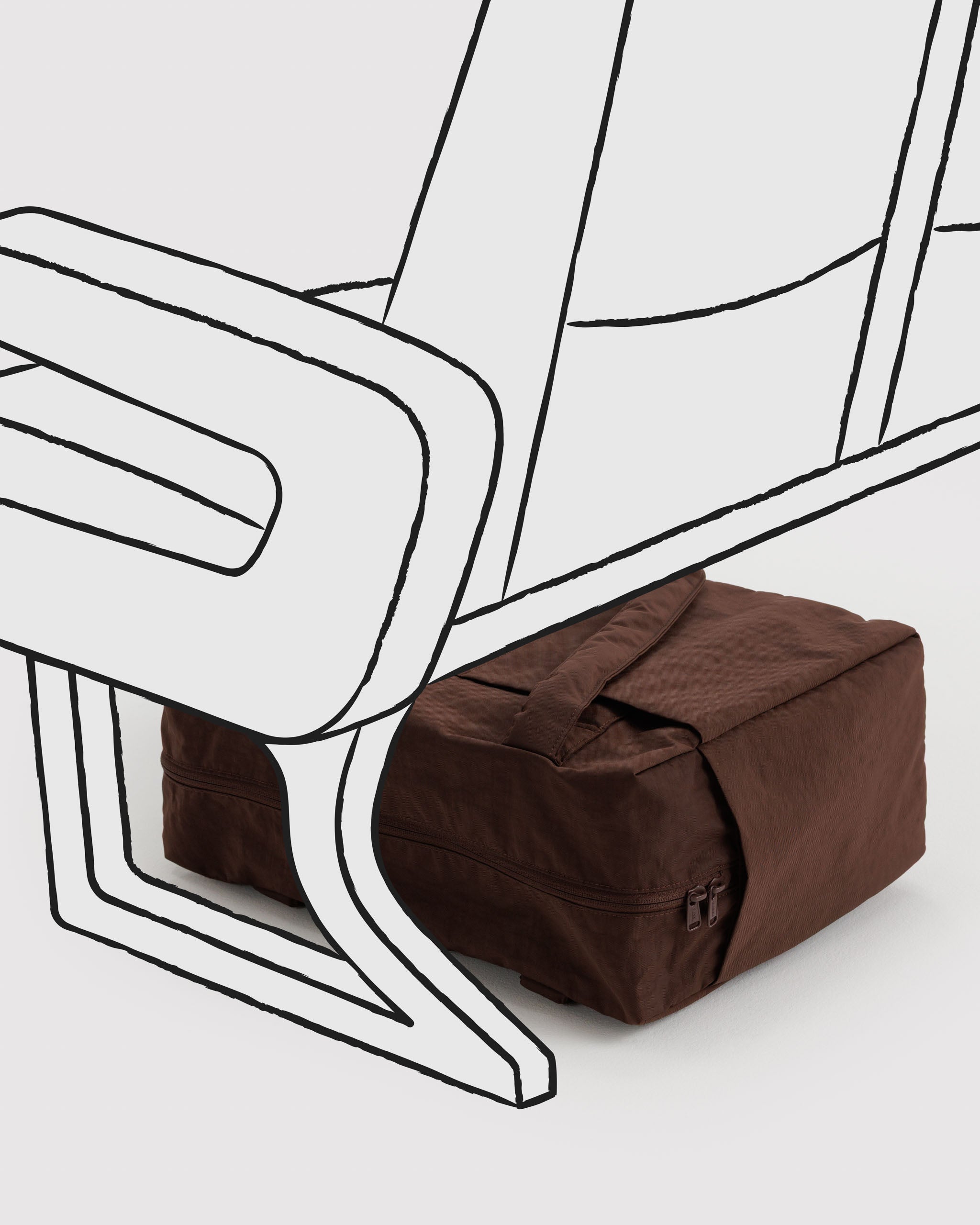 BAGGU Small Cloud Carry-On - Coffee