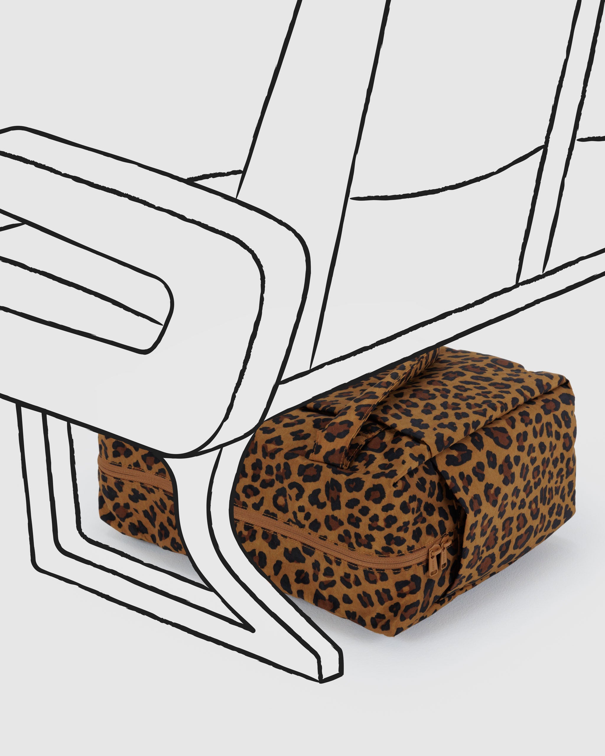 BAGGU Small Cloud Carry-On - Leopard