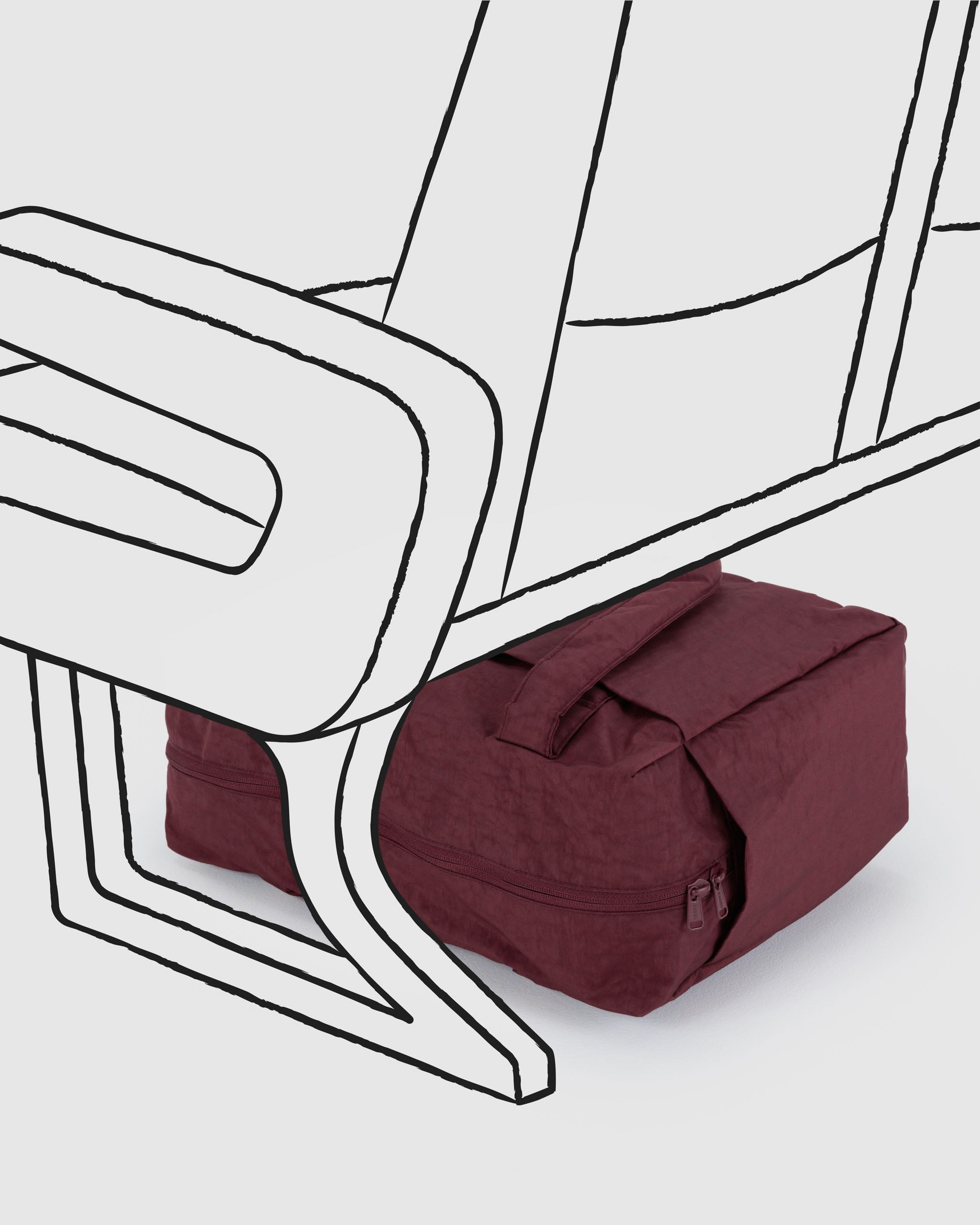 BAGGU Small Cloud Carry-On - Mahogany