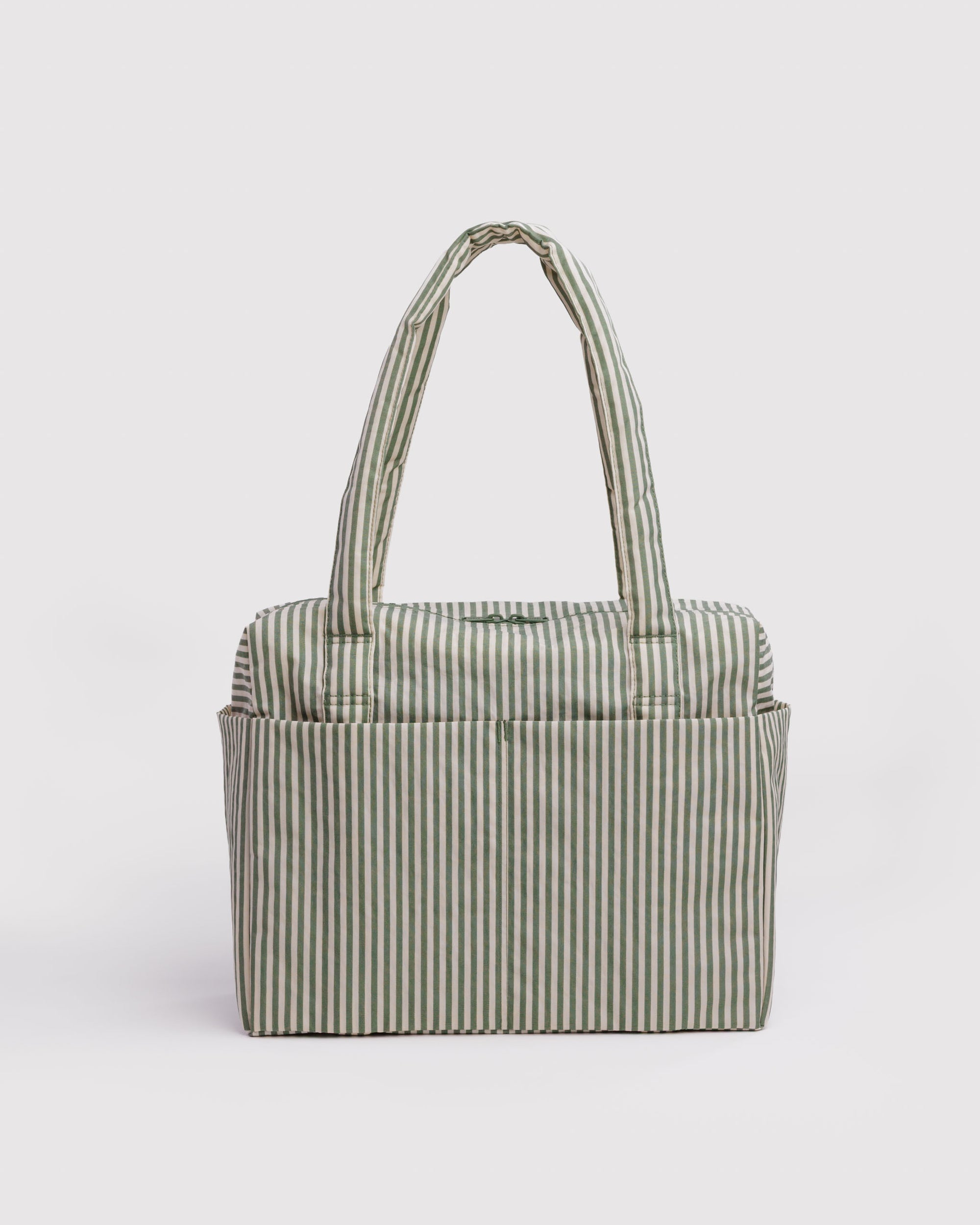 BAGGU Small Cloud Carry-On - Sage Stripe