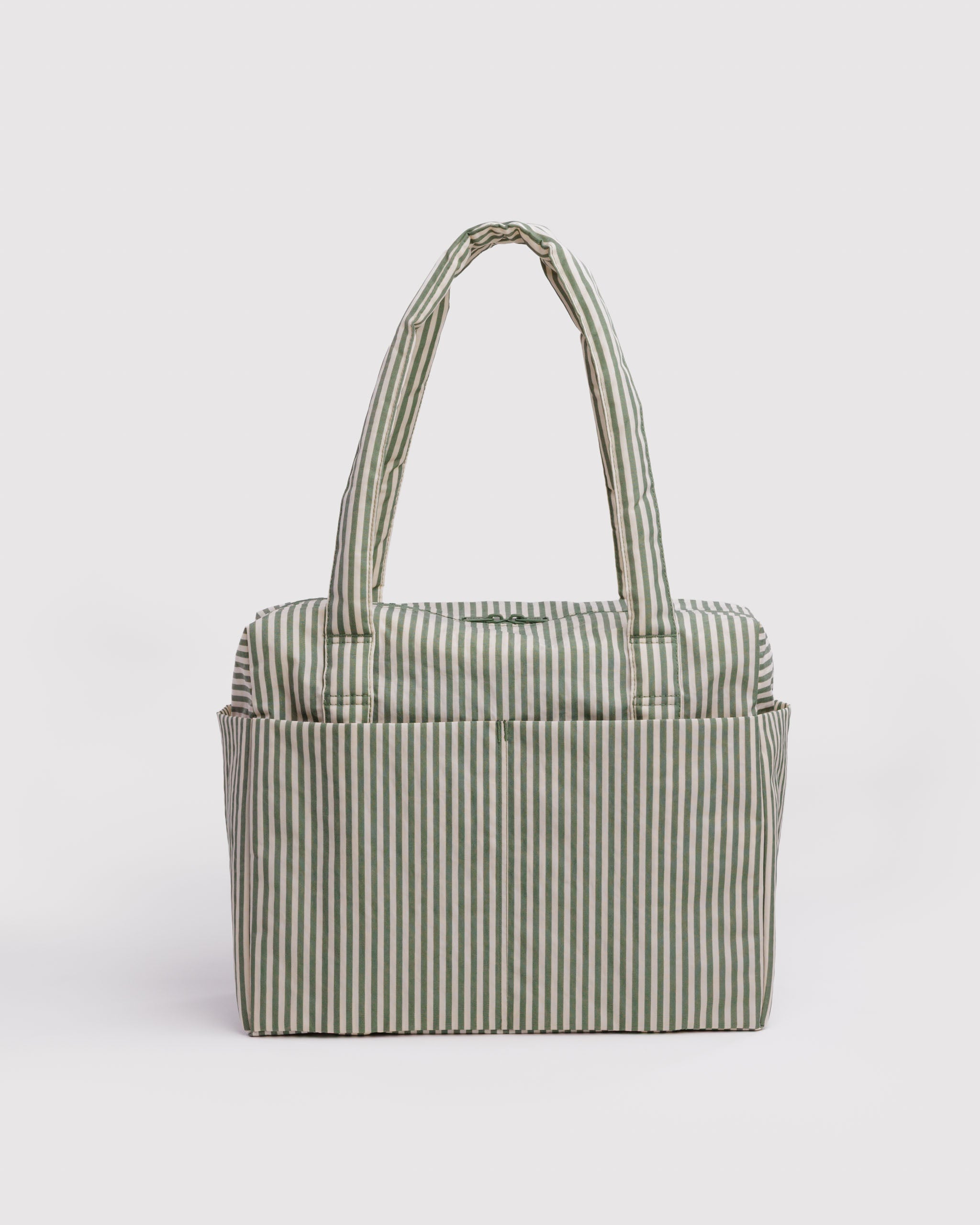 BAGGU Small Cloud Carry-On - Sage Stripe