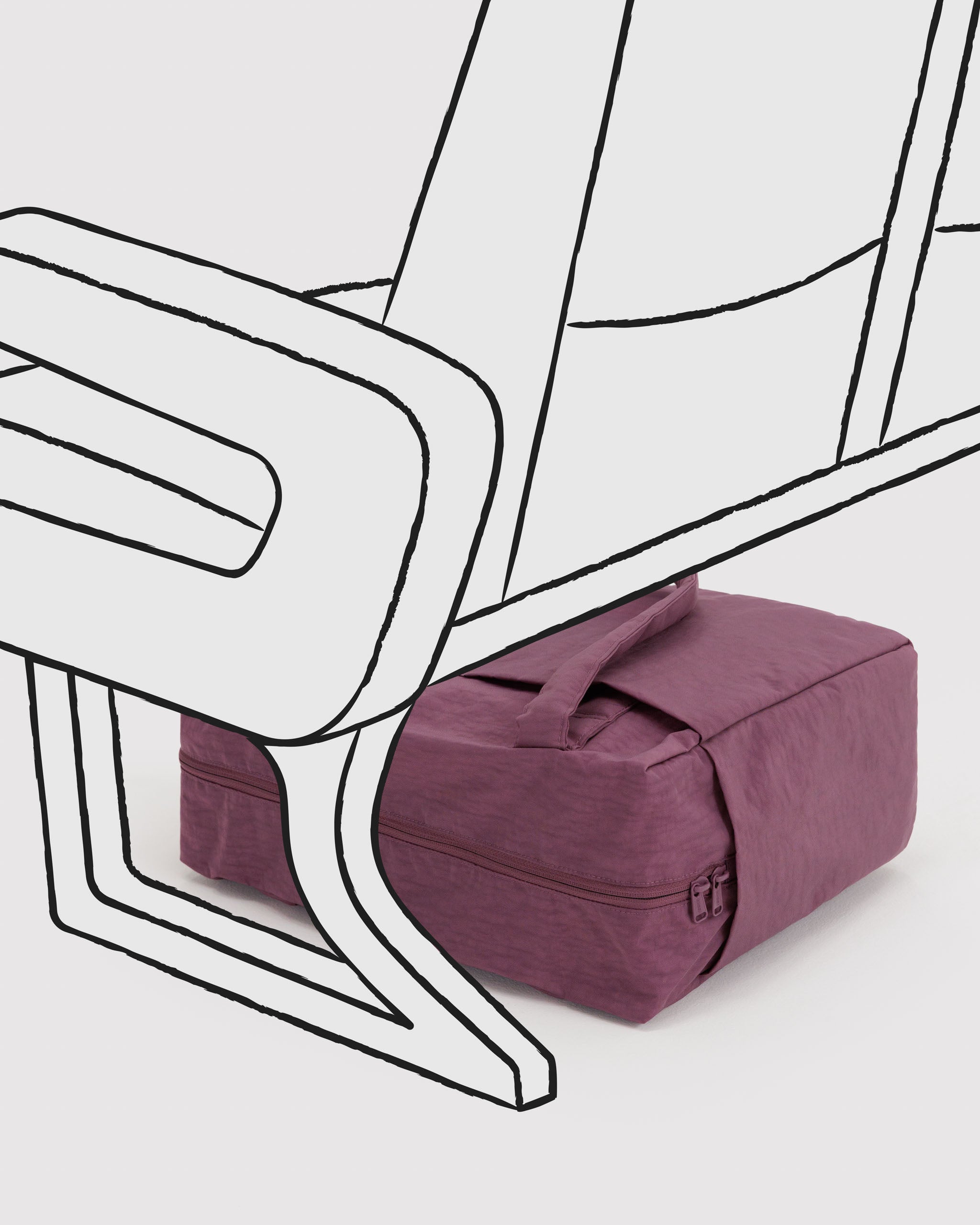 BAGGU Small Cloud Carry-On - Wild Plum
