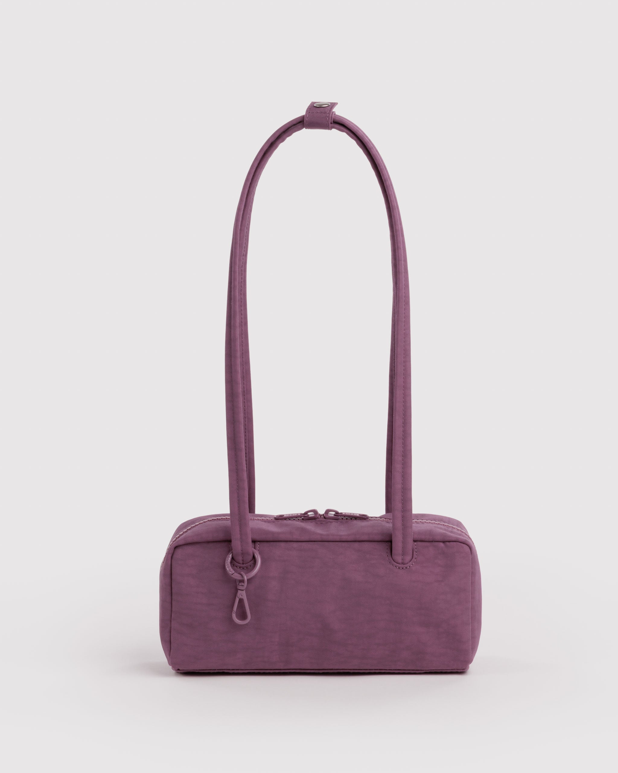 BAGGU Small Nylon Bowler Bag - Wild Plum