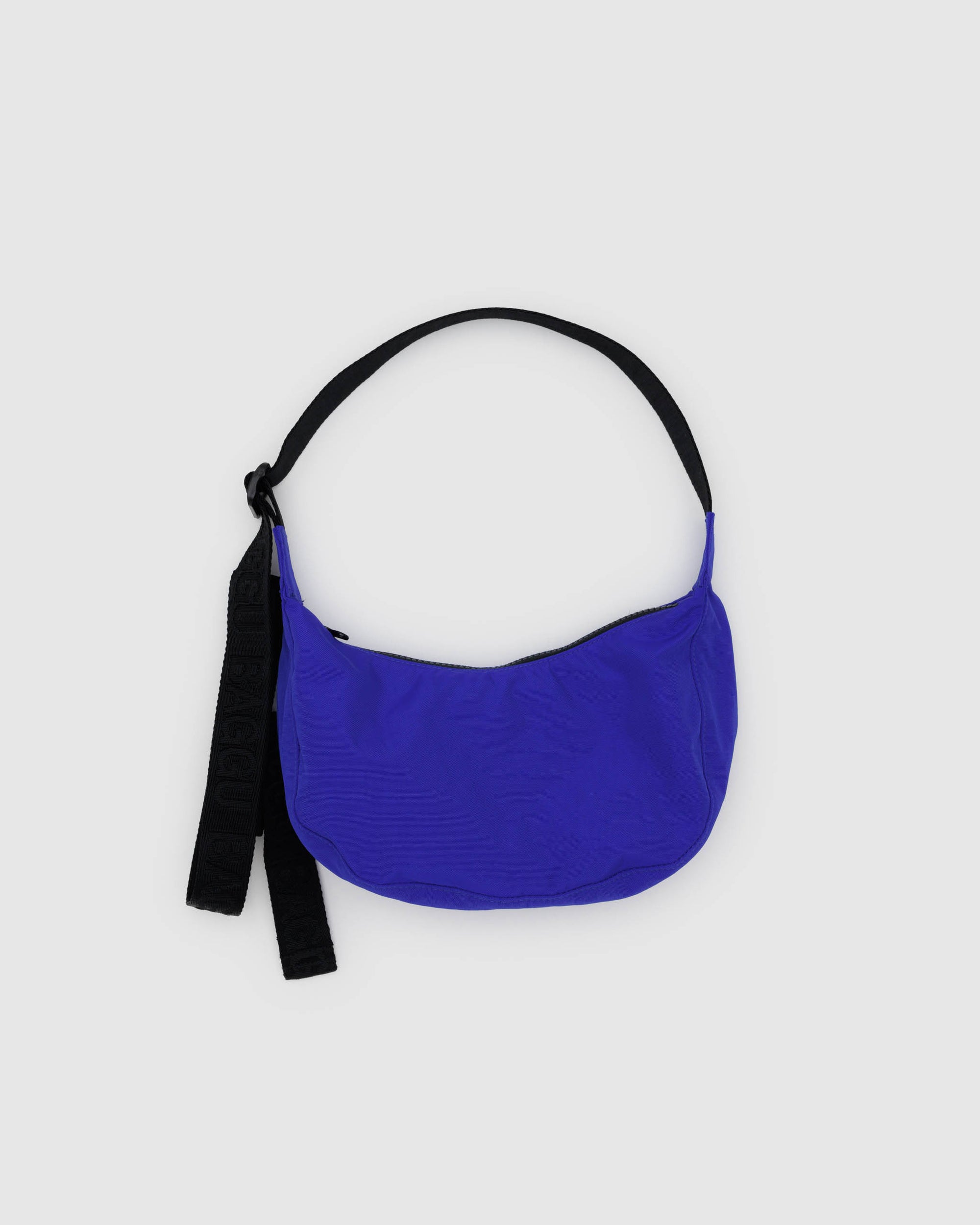 BAGGU Small Nylon Crescent Bag - Lapis