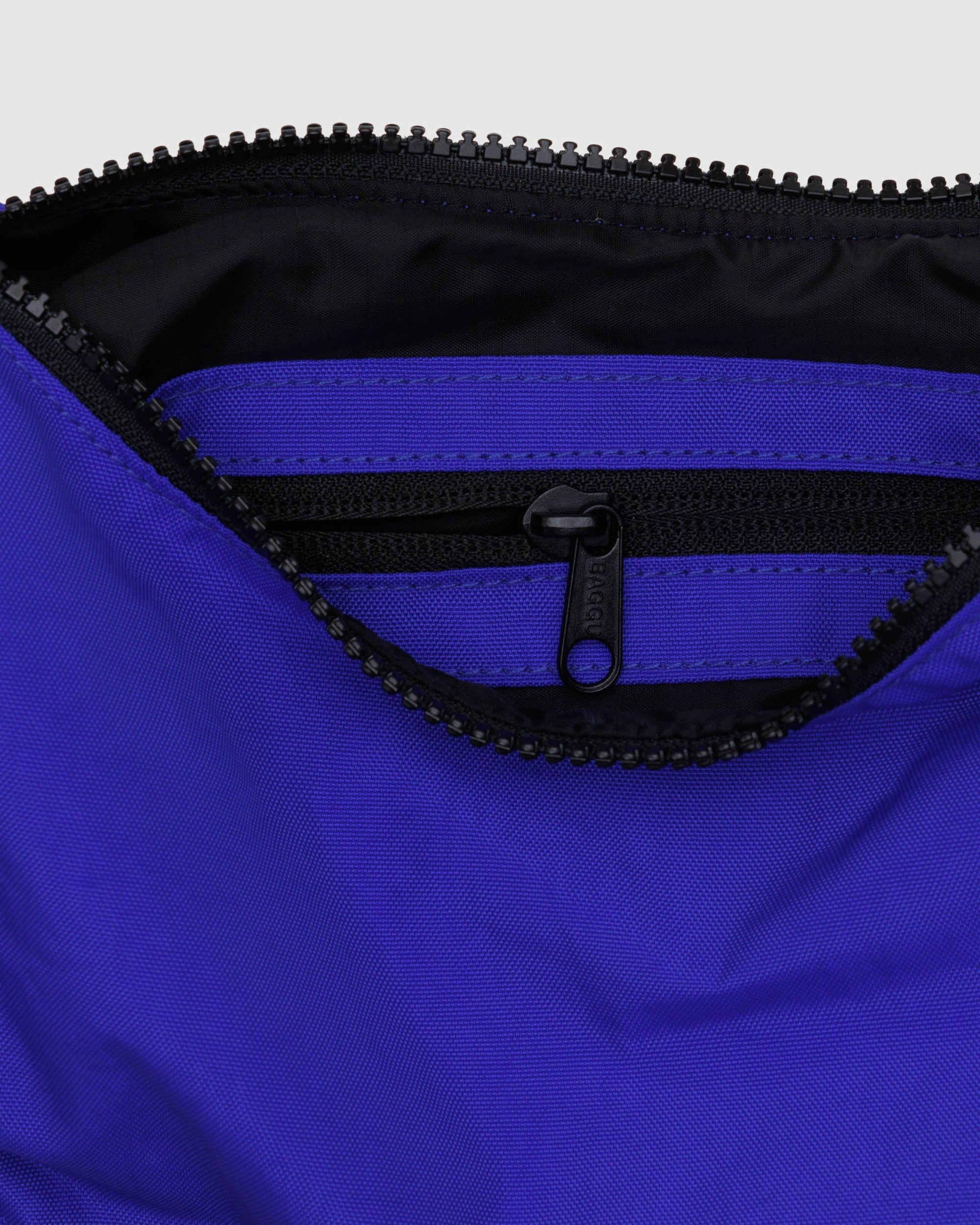 BAGGU Small Nylon Crescent Bag - Lapis