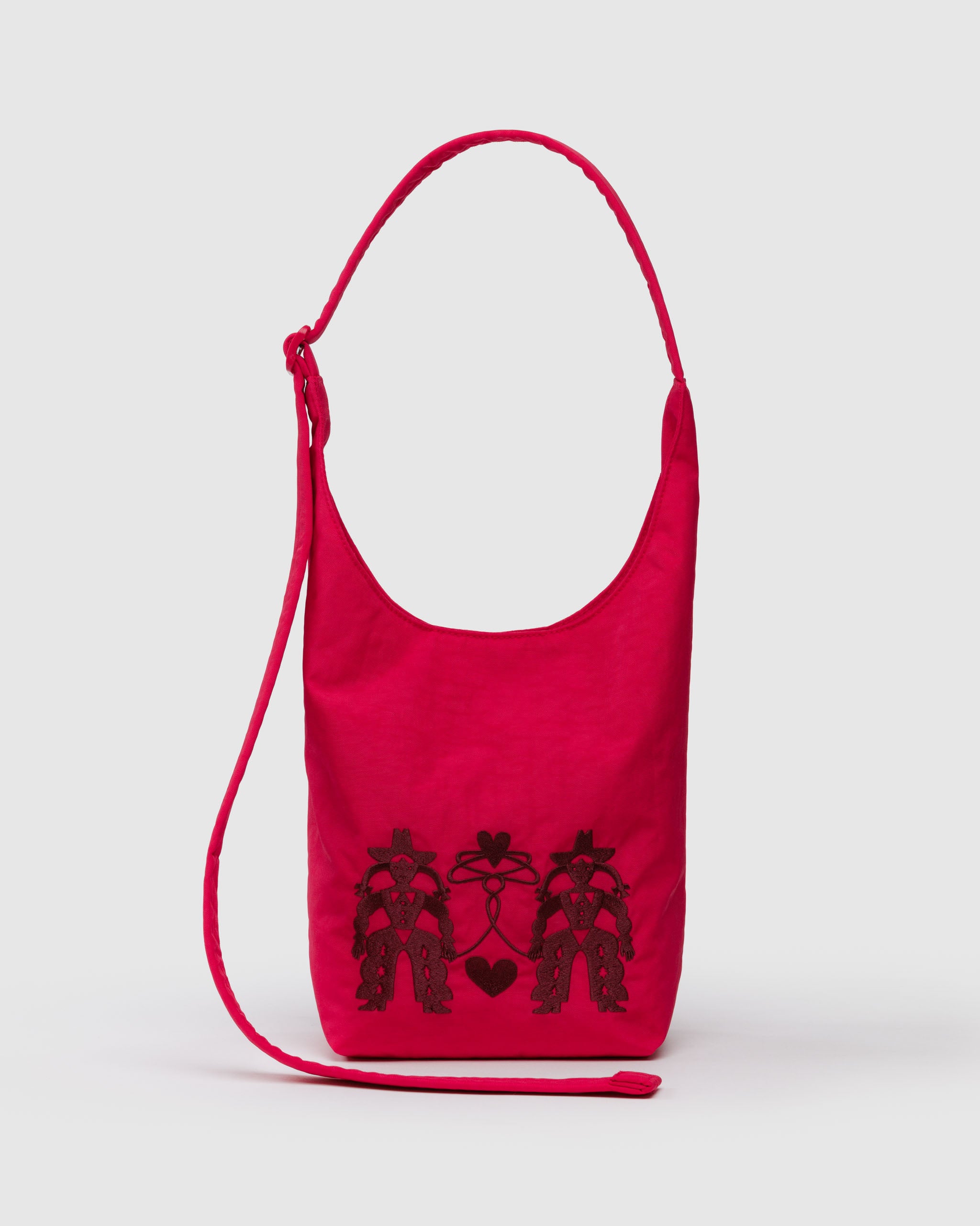 BAGGU Small Nylon Sling - Embroidered Cowgirl