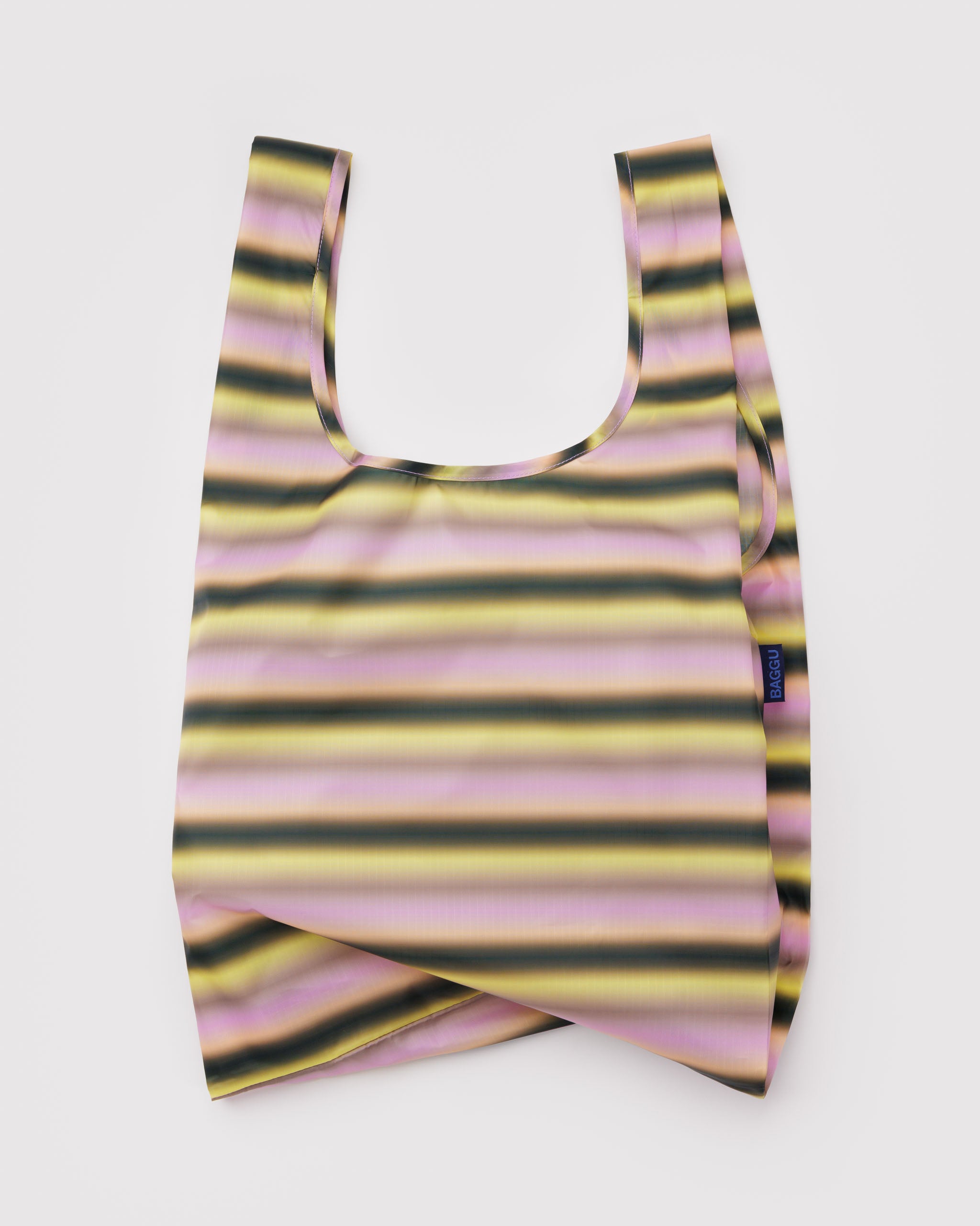 BAGGU Standard - Gradient Stripe Pink & Yellow