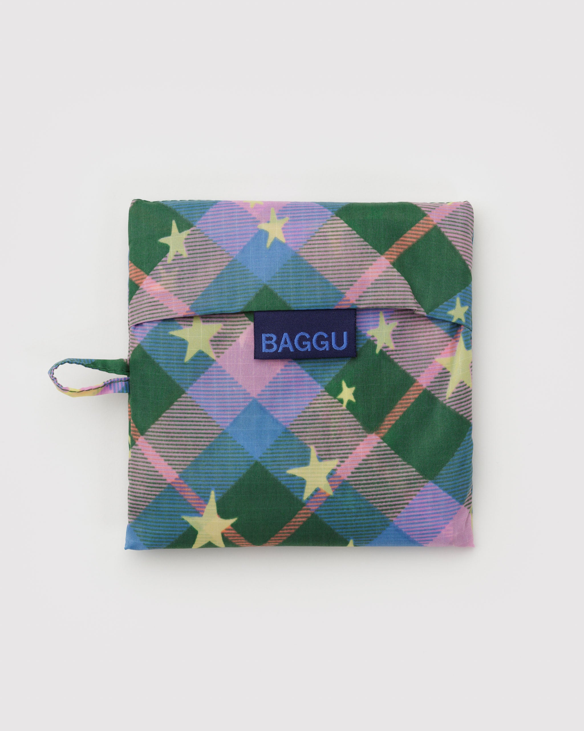 BAGGU Standard - Green Star Plaid