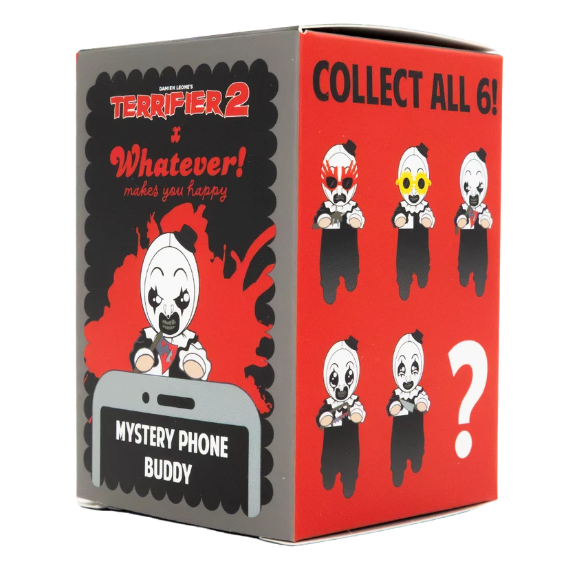 Terrifier 2 Mystery Box Art the Clown Phone Buddies