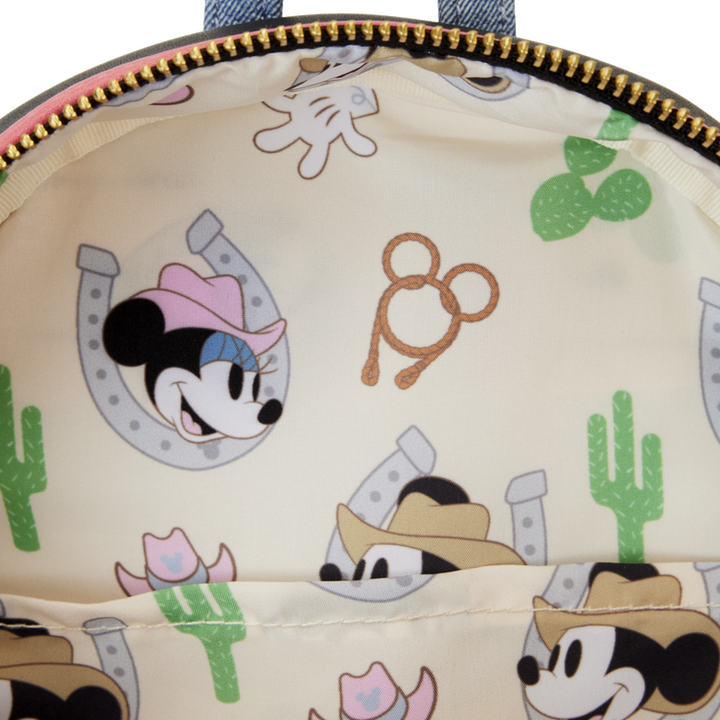 Loungefly Disney Western Mickey Mouse Cosplay Mini Backpack