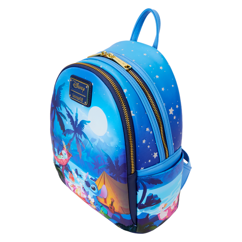 Stitch Camping Cuties Glow Mini Backpack