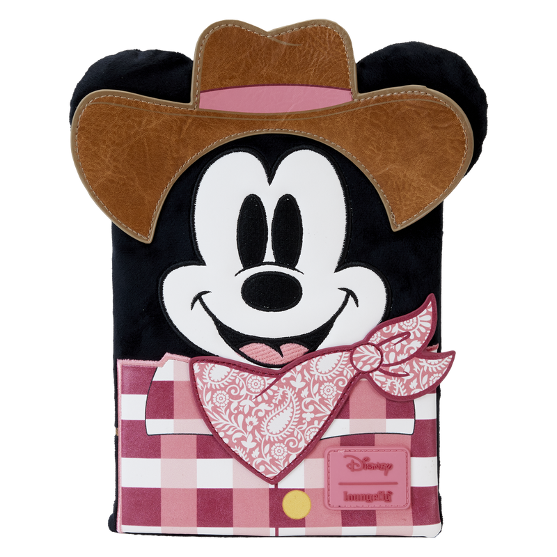 Loungefly Disney Western Mickey Plush Journal