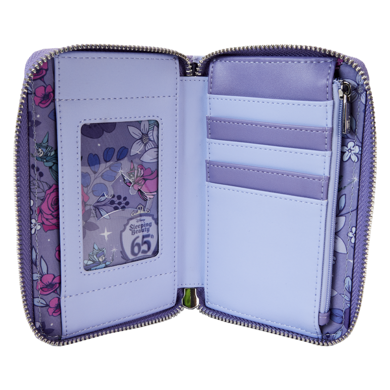 Loungefly Disney Sleeping Beauty 65th Anniversary Zip Around Wallet