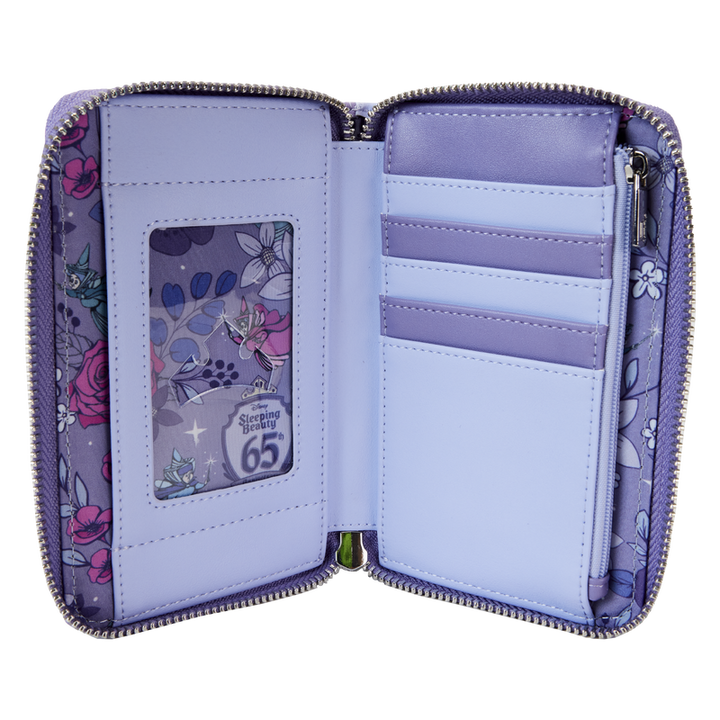 Loungefly Disney Sleeping Beauty 65th Anniversary Zip Around Wallet