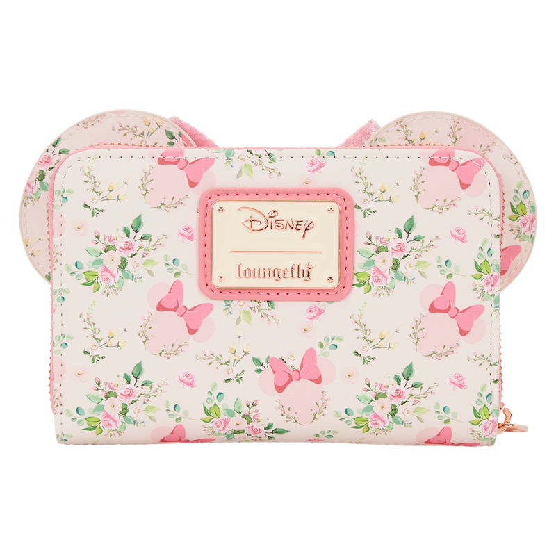 Loungefly Minnie Mouse Floral All-Over Print Zip Around Wallet
