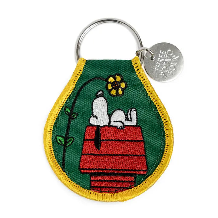 Snoopy Dog House Patch Keychain