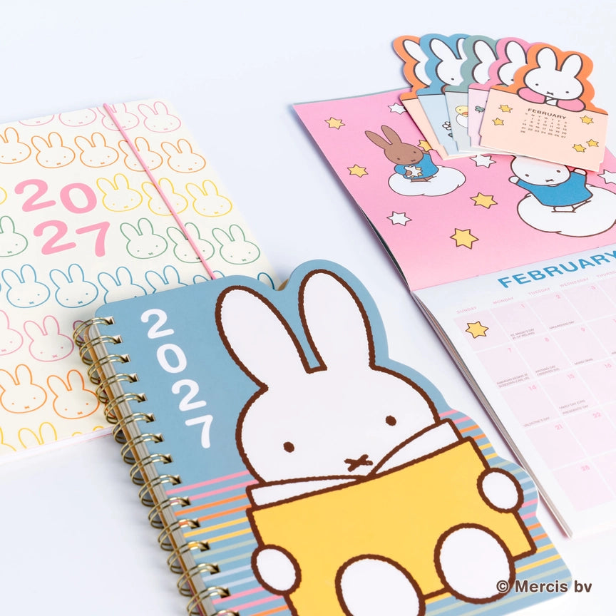 2027 Miffy A Year in Color Die-Cut Weekly Planner