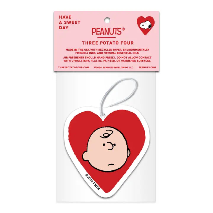 Peanuts Snoopy Heart Air Freshener