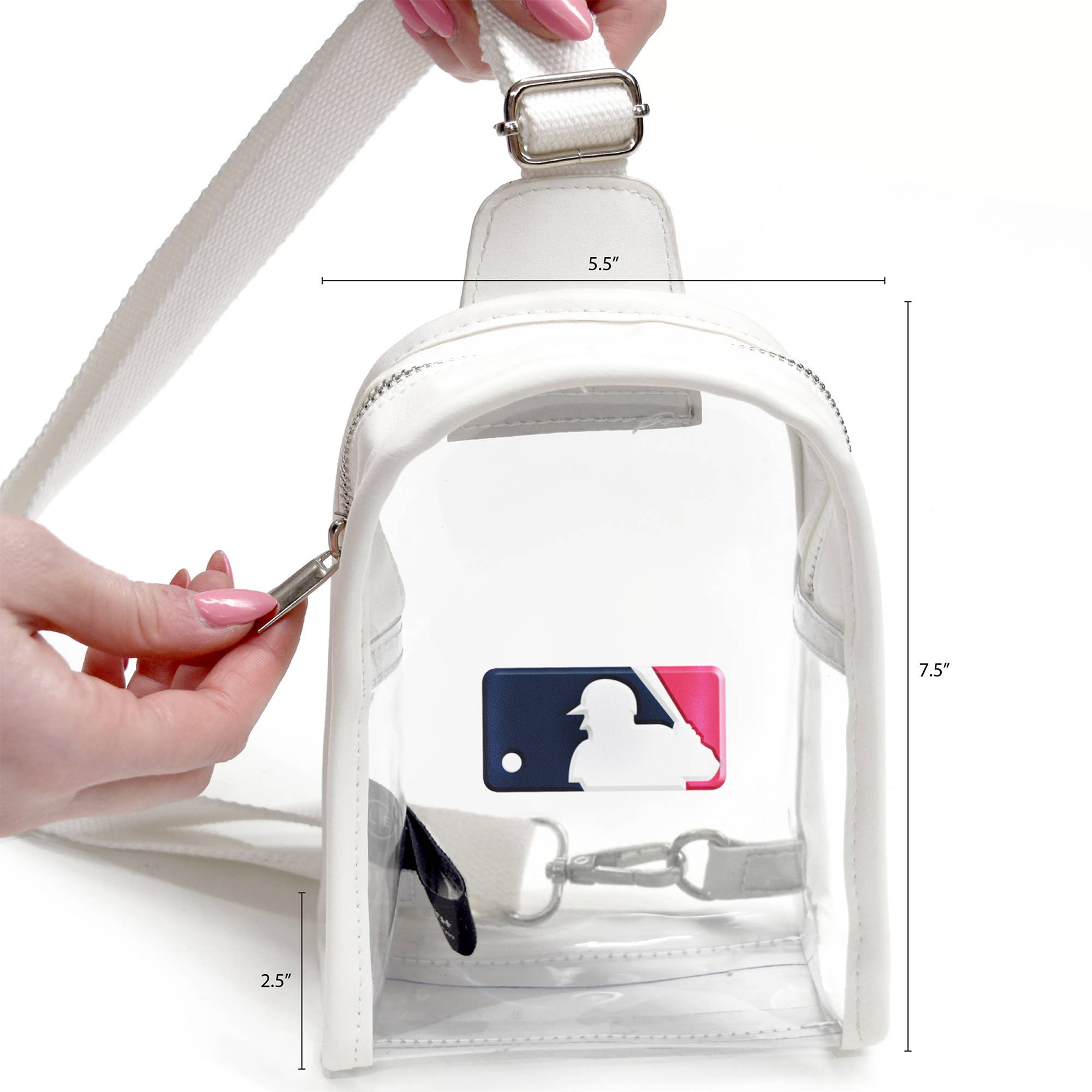 MLB Los Angeles Dodgers Clear 3D Mini Sling