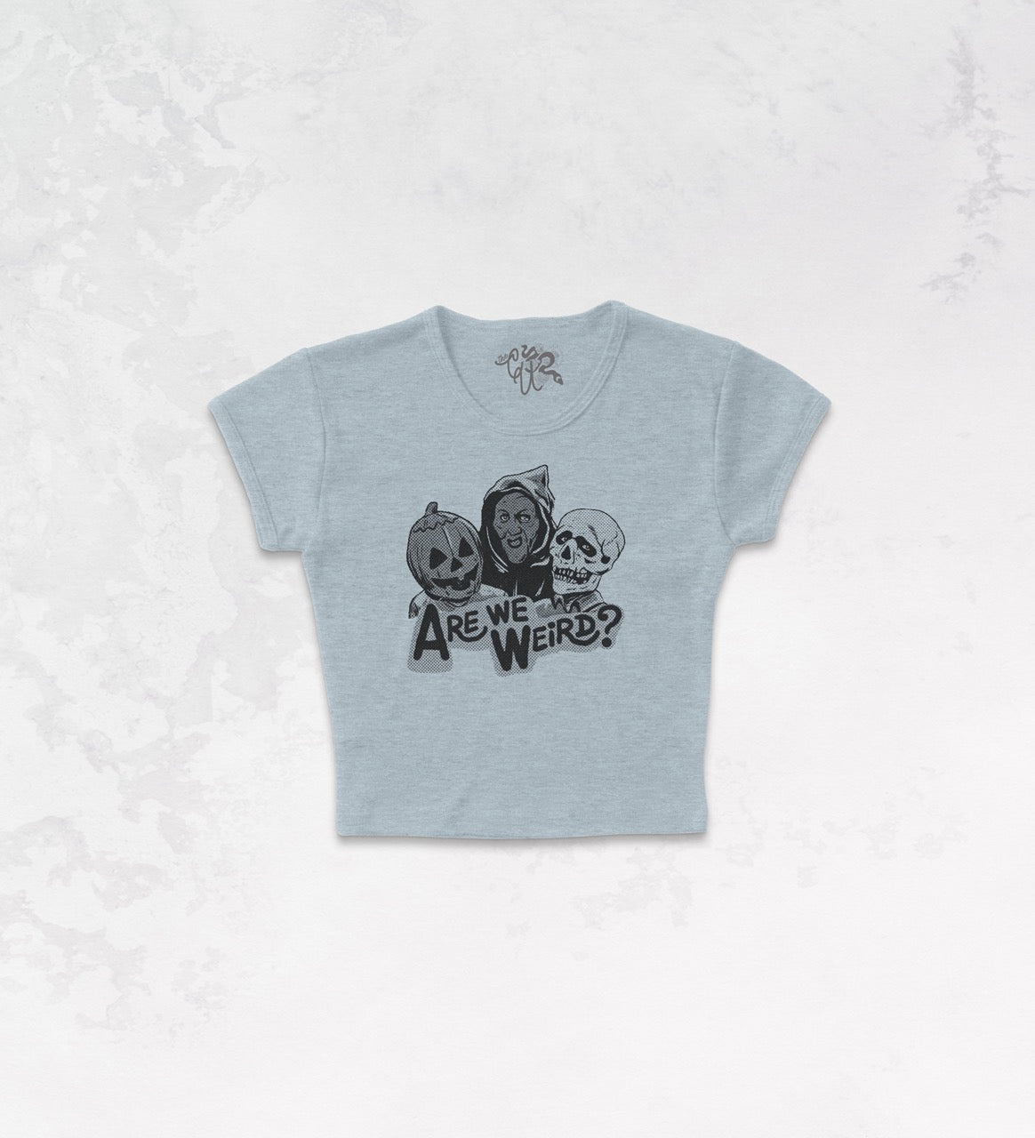 Are We Weird Micro-Ribbed Baby Tee