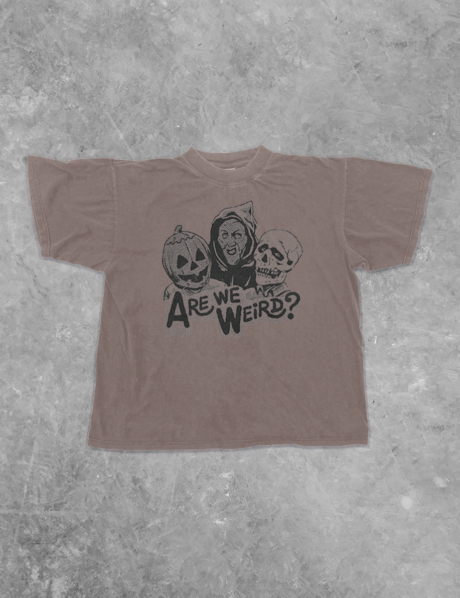 Are We Weird?, Halloween Boxy Cotton TShirt