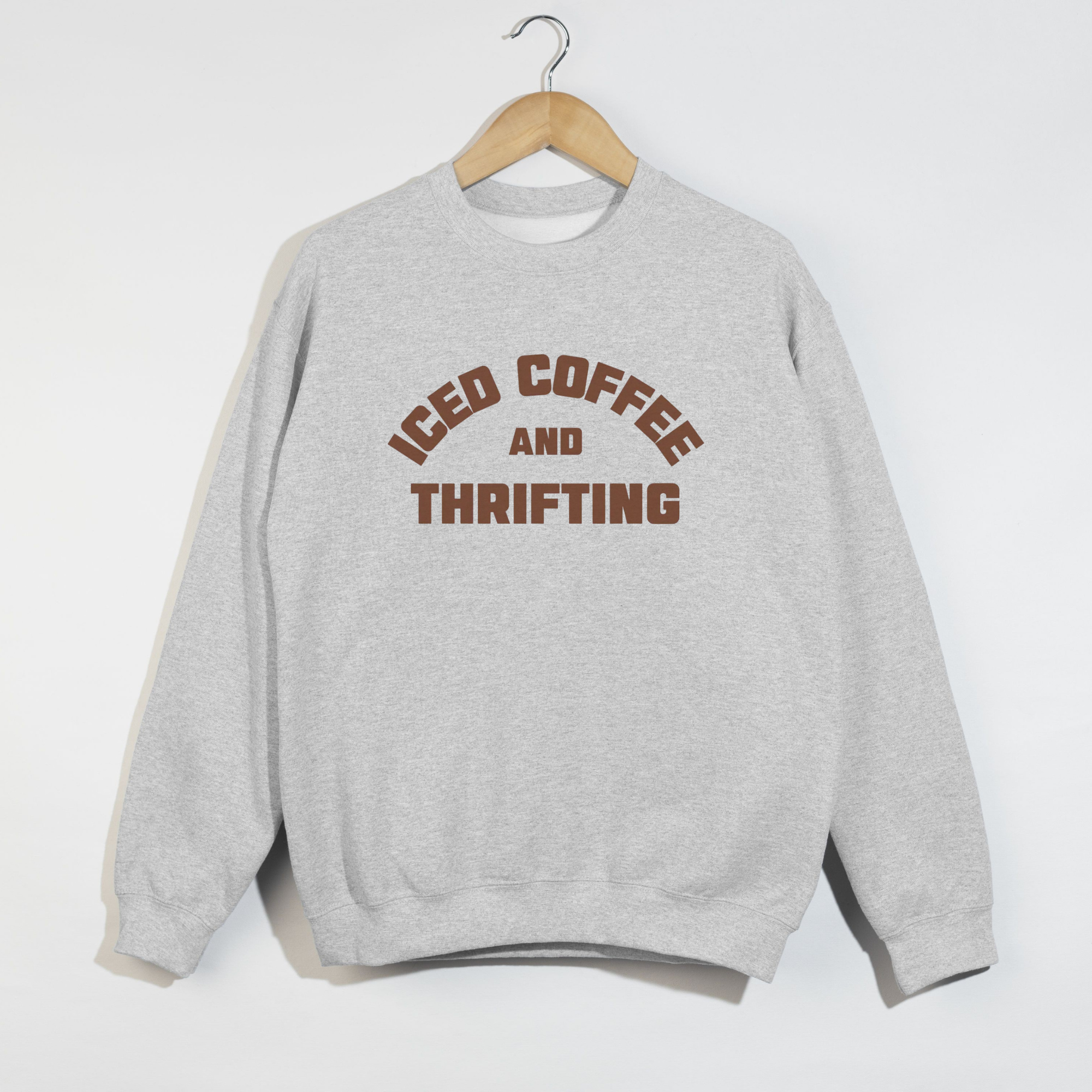 Iced Coffee & Thrifting Crewneck