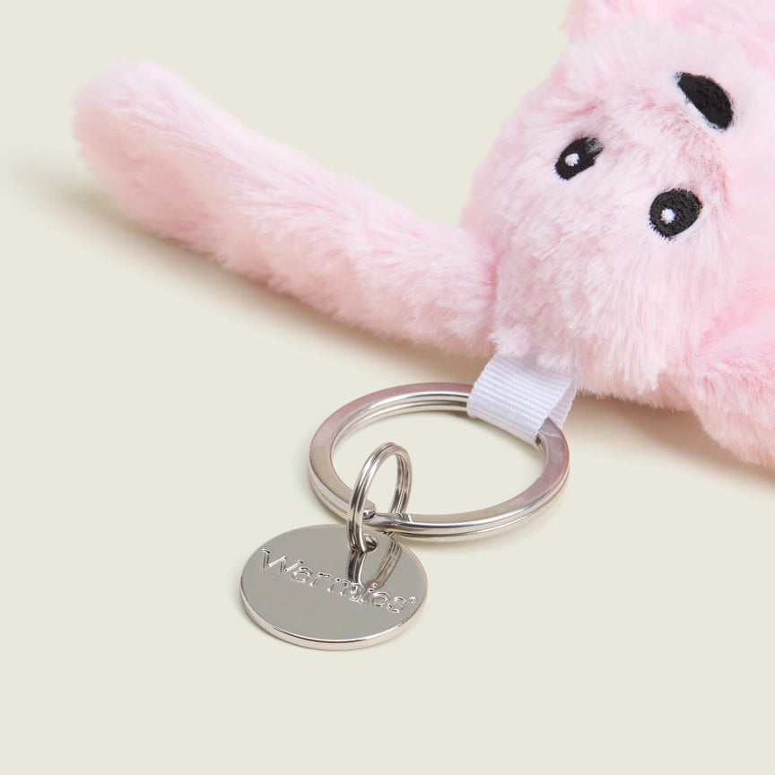Warmies Pink Bunny Keyring