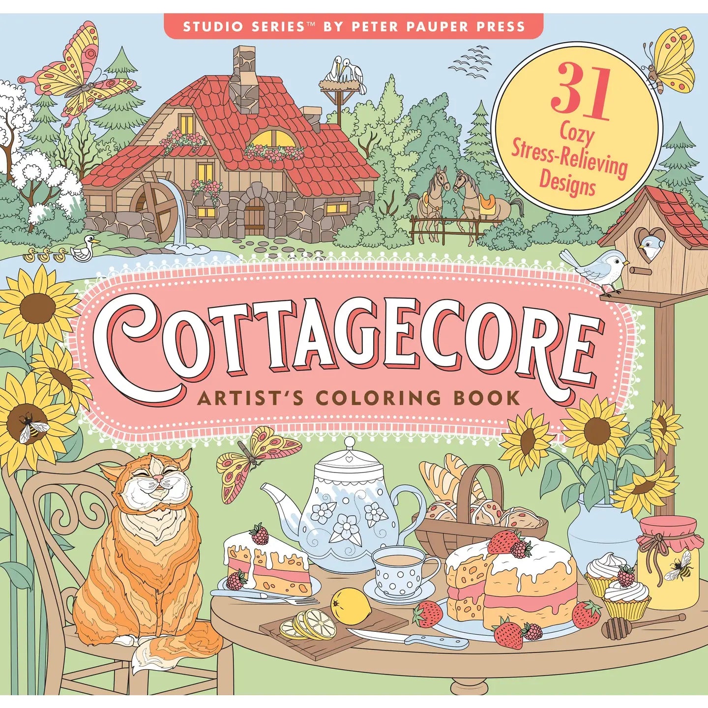 Cottagecore Coloring Book