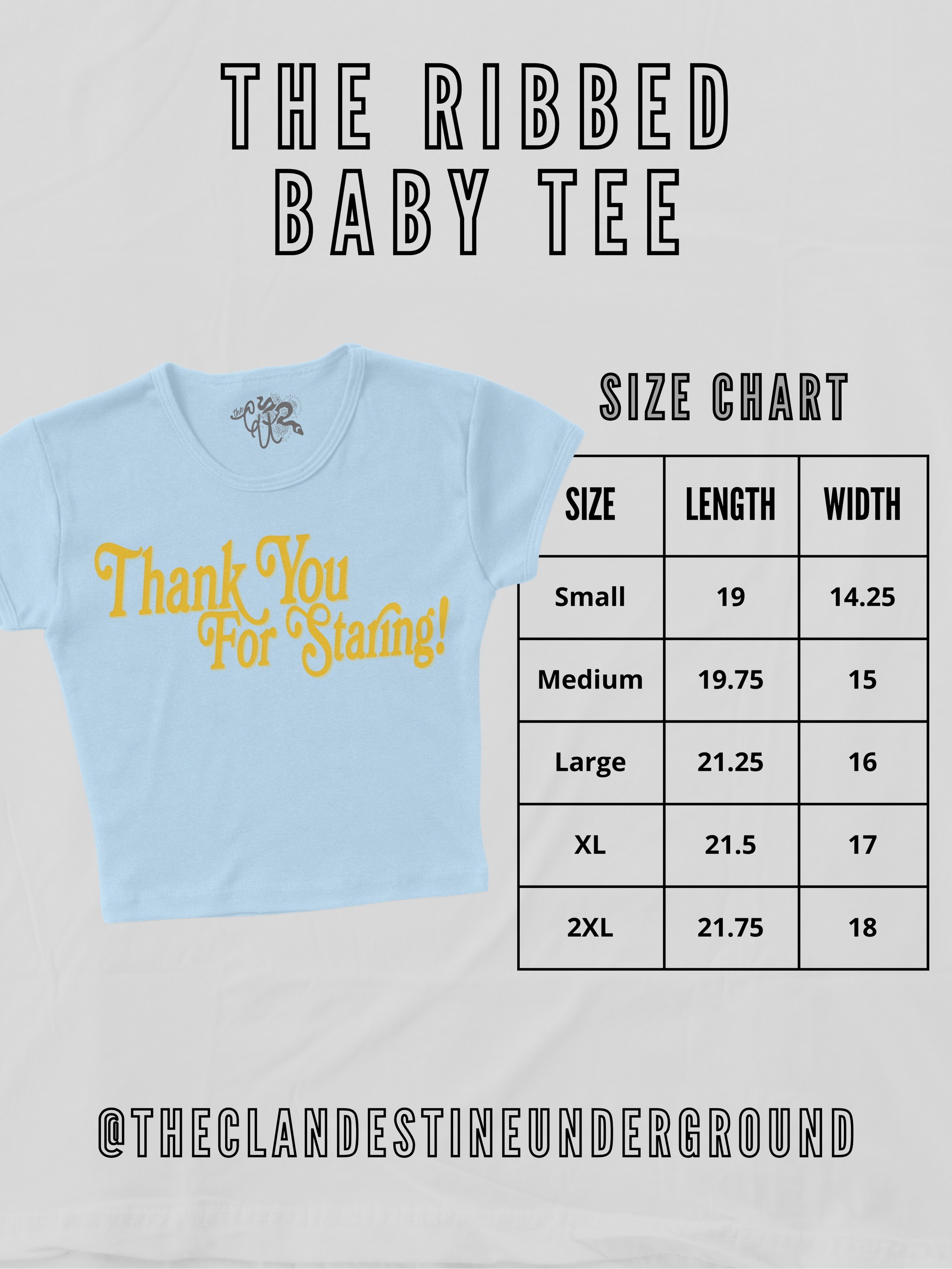 Are We Weird Micro-Ribbed Baby Tee