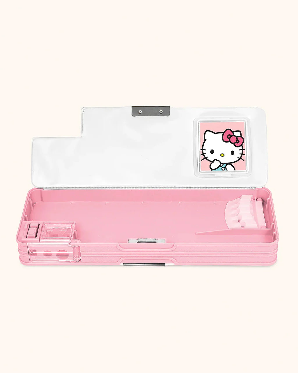 Hello Kitty And Friends Blue Grid Pencil Case
