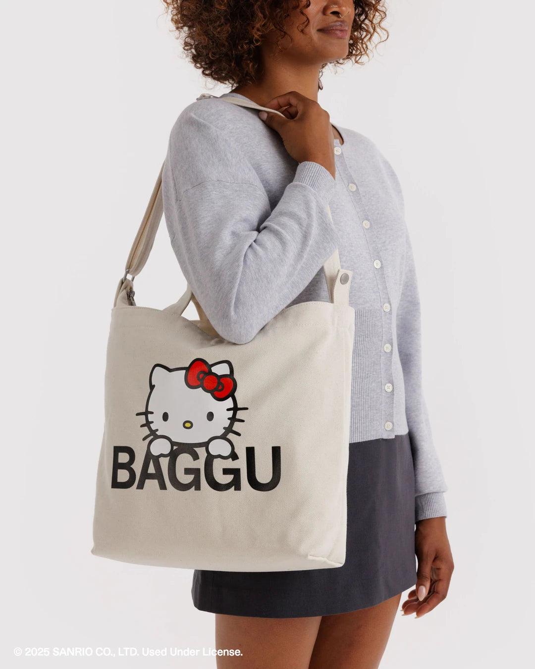 BAGGU Horizontal Zip Duck Bag - Hello Kitty