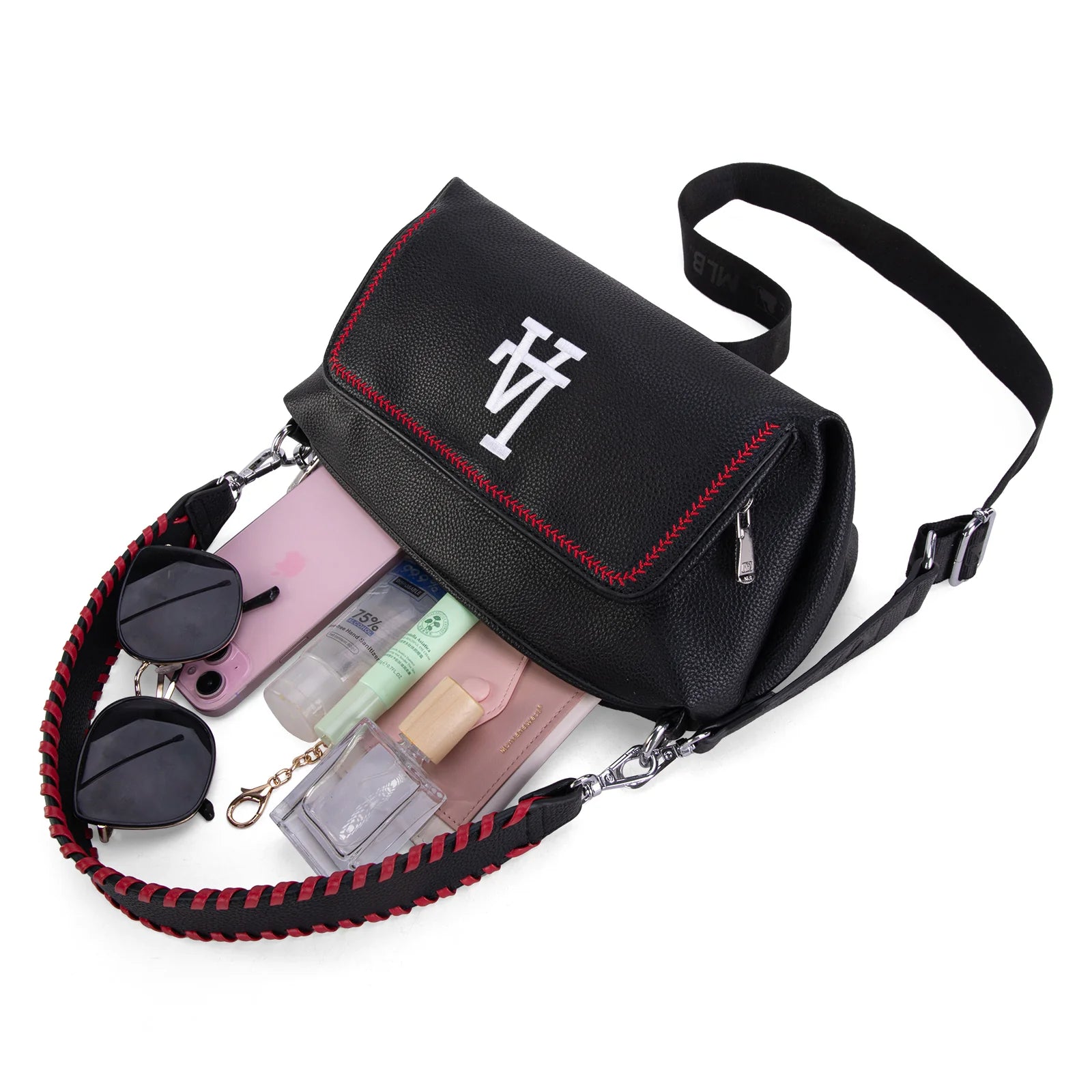 Los Angeles Dodgers Shoulder Bag Black