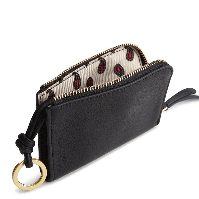 Vera Bradley Zip Card Pouch Leather Moonless Night