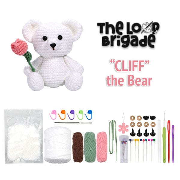 The LOOP Brigade DIY Mini Crochet Kit Bear