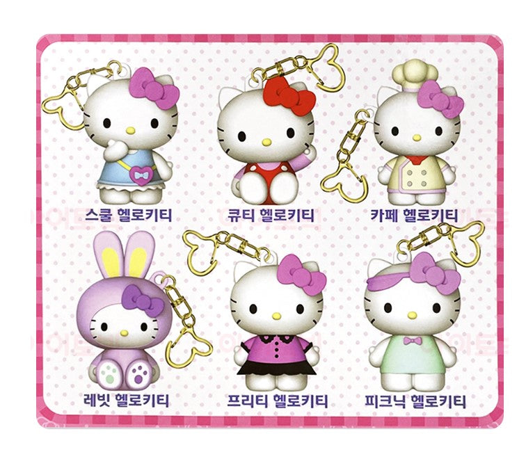 Sanrio Happy Hello Kitty Figure Key Ring Blind Box