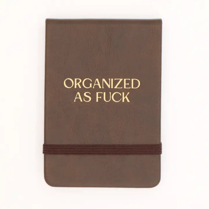 Organized As Fuck Leatherette Pocket Journal