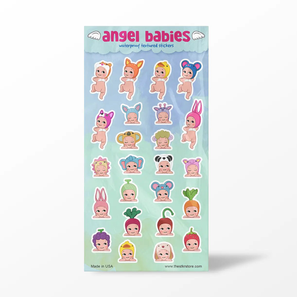 Angel Babies Mini Sticker Sheet